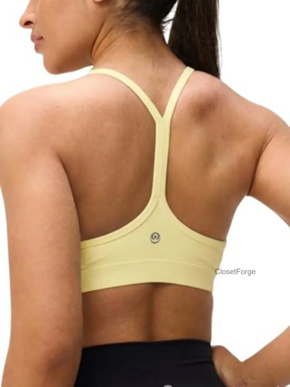Women's Y Back Padded Sports Bra Butter Soft Low Impact Yoga Pilates